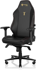 Secretlab Titan Evo Stealth Gaming Chair - Reclining, Ergonomic & Heavy Duty Computer Chair with 4D Armrest, Magnetic Head Pillow & Lumbar Support - Big and Tall Up to 395lbs - Black - Leatherette