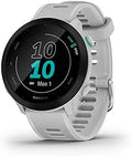 Garmin Forerunner 55, GPS Running Watch with Daily Suggested Workouts, Up to 2 Weeks of Battery Life, White One Size (Renewed Premium)