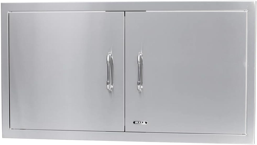 Bull Outdoor Products Premium Components for Outdoor Kitchen BBQ Island 38' Double Door with Reveal