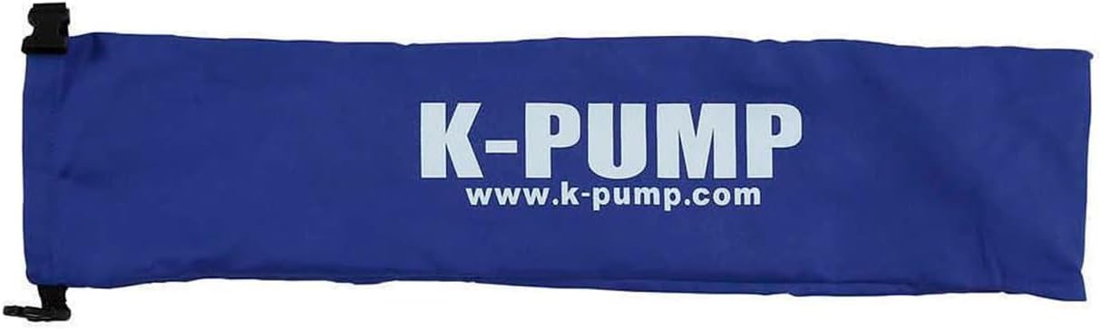 Outcast K-Pump - No-Hose High-Volume 9-Psi Durable ABS Plastic Boat/Float Tube Inflator with Storage Bag, Lubricant & Inflation Adapters