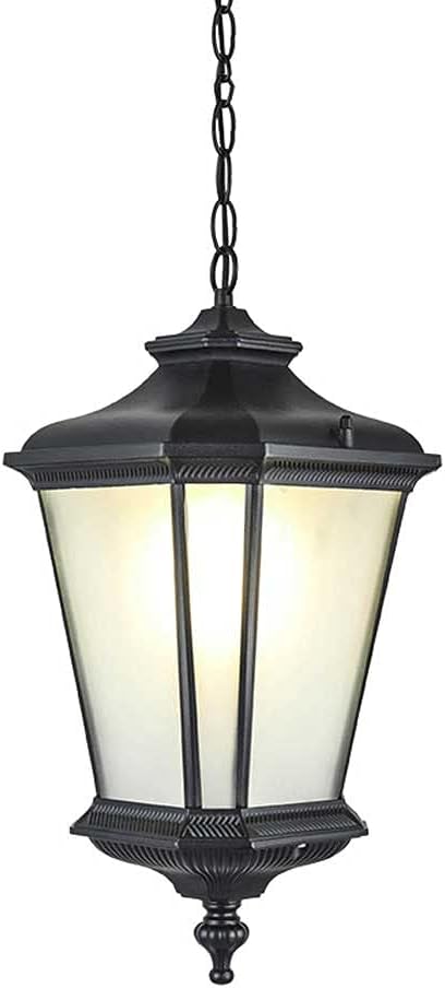 Nordic Outdoor Hanging Lamp Modern Creative Landscape Pendant Lights Villa Pavilion Garden Decoration Chandelier Aisle Waterproof IP55 Metal with Glass Lampshade Lamps