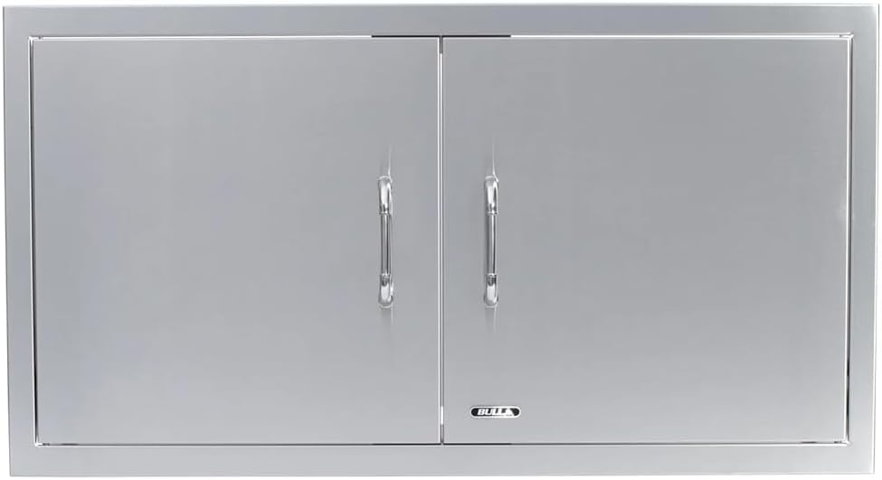 Bull Outdoor Products Premium Components for Outdoor Kitchen BBQ Island 38' Double Door with Reveal