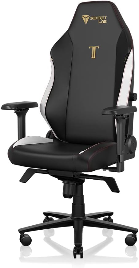 Secretlab Titan Evo Classic Gaming Chair - Reclining, Ergonomic & Comfortable Computer Chair with 4D Armrests, Magnetic Head Pillow & 4-Way Lumbar Support - Black - Leatherette
