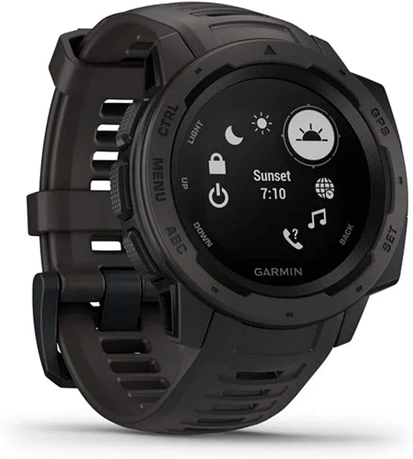 Garmin Instinct, GPS Watch, Graphite, Refurbished