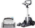 Dolphin Explorer E50 Wi-Fi Automatic Robotic Pool Vacuum Cleaner Includes Caddy for Easy Transport and Store, Ideal for Inground Pool Up to 50 Feet in Length