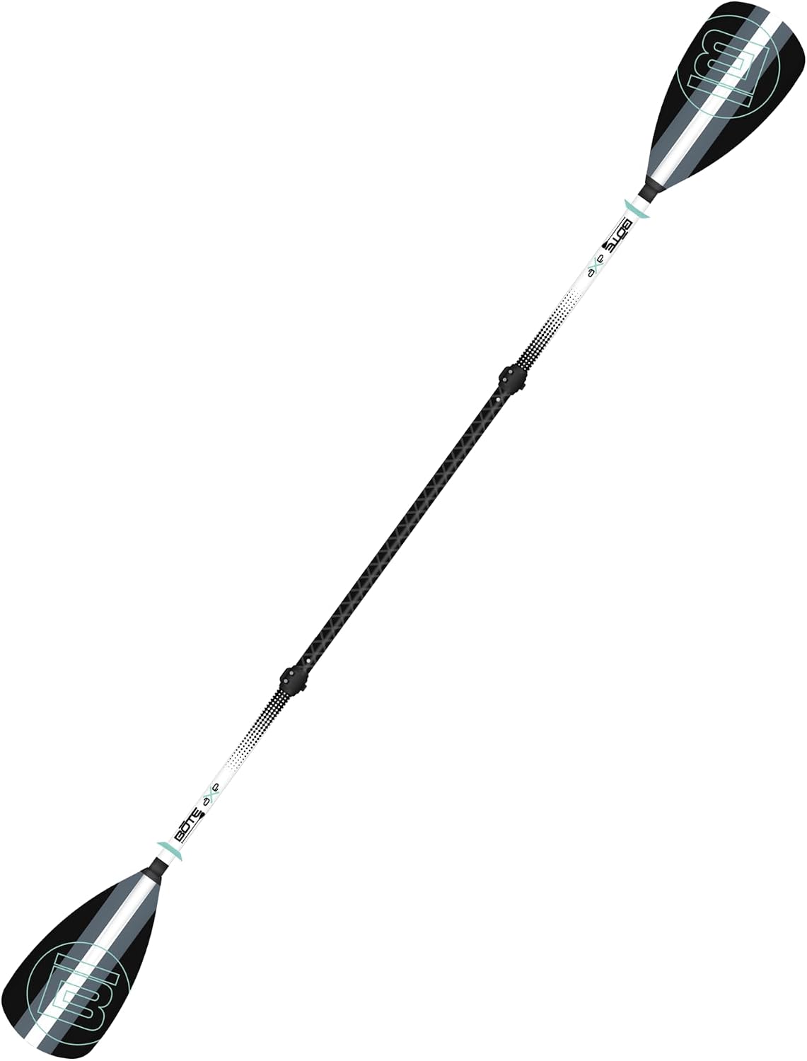BOTE 4-Piece Hybrid Paddle Fiberglass Stand Up Paddle Board Kayak Universal Convertible Axe Blade Paddle Fishing Kayaking Surfing Canoe Family Friendly Adult 4 Piece
