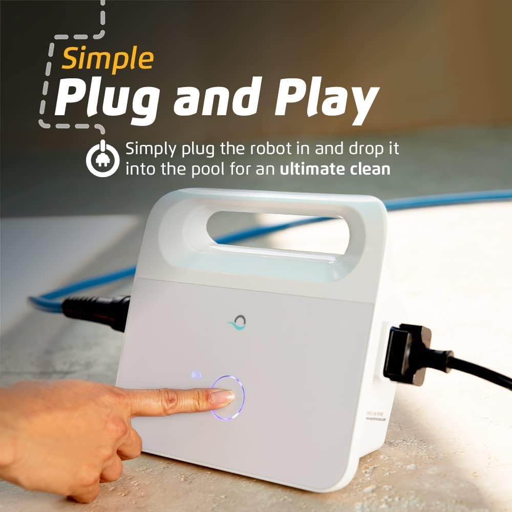 Dolphin Nautilus CC Pro Wi-Fi Automatic Robotic Pool Vacuum Cleaner, Wall Climbing, Waterline Scrubber Brush, Ideal for In-Ground Pools up to 50 FT in Length