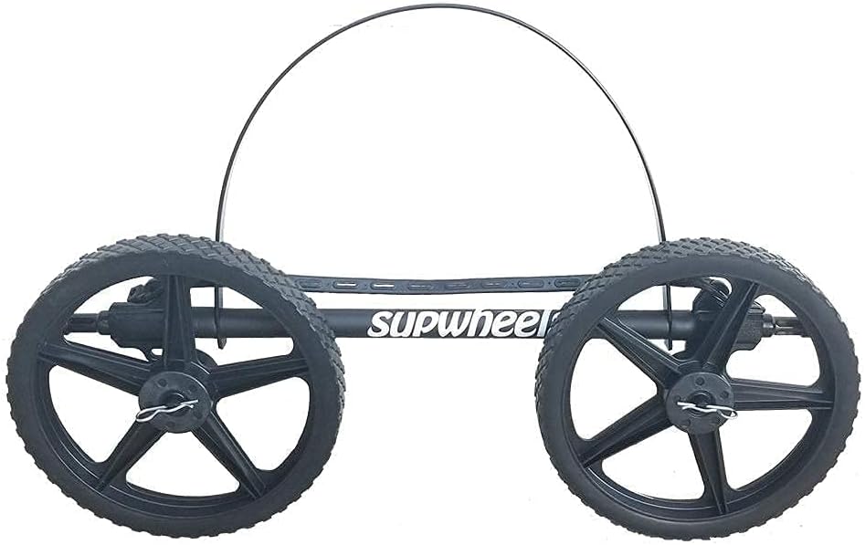 SUP Wheels Evolution X | Extra Wide Carrier| Inflatable Board Carrier and Bike Trailer