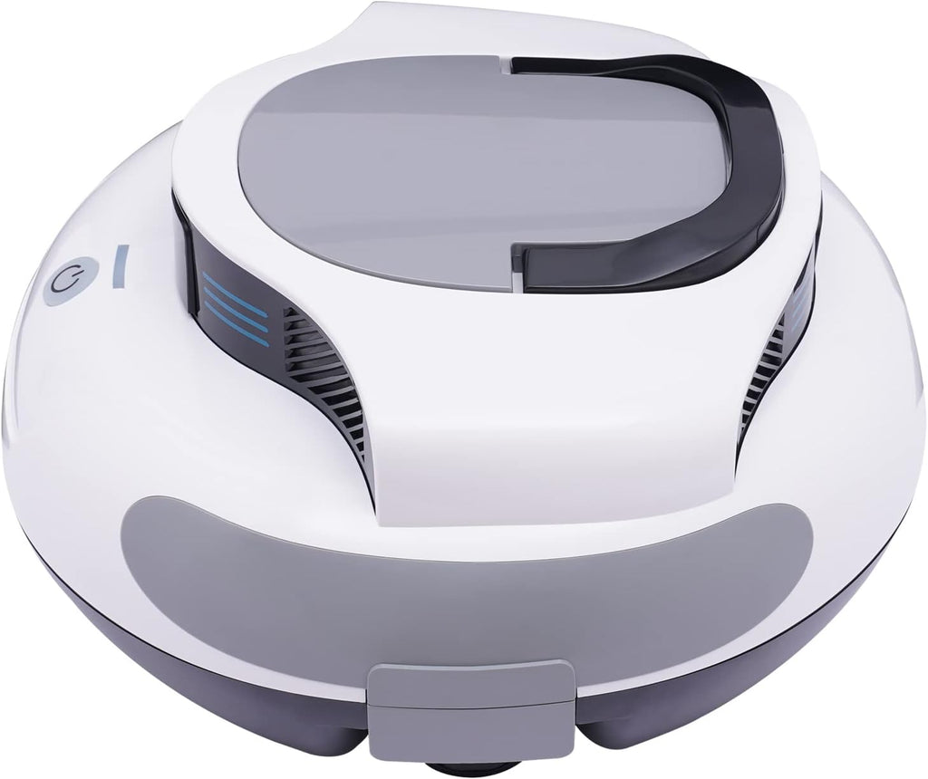 Automatic Cordless Pool Vacuum, Dual-Drive Smart Robotic Pool Cleaner for Inground & Above Ground Pools up to 807Sq.Ft, Self-Parking, IPX8 Waterproof, Strong Suction, Lasts 75Mins
