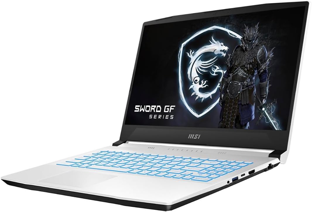 MSI Sword 15 A12U Sword 15 A12UC-295 15.6' Gaming Notebook - Full HD - 144 Hz - Intel Core i5 12th Gen i5-12450H - 8 GB - 512 GB SSD - White - Intel Chip - 1920 x 1080 - Windows 11 Home - NVIDIA GeFor