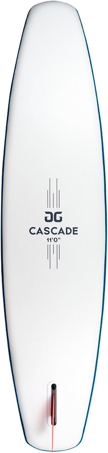 AQUAGLIDE Inflatable Stand Up Paddle Board with Premium SUP Accessories - Backpack, 3-Piece Wayfinder Leverlock Paddle, Fin, Leash, and Hand Pump - Cascade 11' ISUP, Multicolor, 40.15748031496063