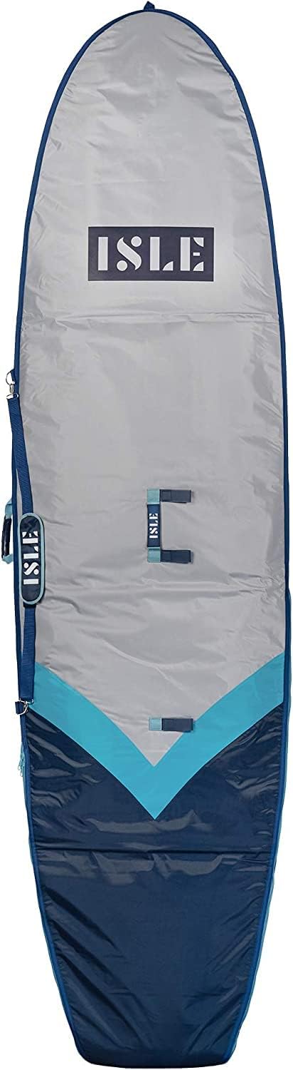 ISLE 10'6' SUP Day Bag for Storage & Transport — Water-resistant Padded Carry Case for Epoxy, Rigid Paddle Boards - Inflatable Stand Up Paddle Board Bag with Removable Shoulder Strap, Internal Storage