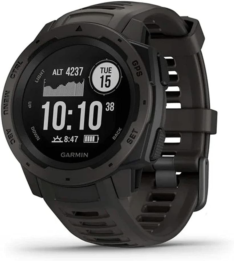 Garmin Instinct, GPS Watch, Graphite, Refurbished