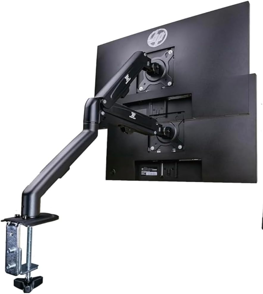Acer Nitro ED240Q FreeSync FHD 1500R Curve Monitor ZeroFrame Design w/ 1ms Response Time, VESA Mount (100mm), VGA, HDMI & Dockztorm USB Port Expander, Black (UM.UE0AA.H01) & Ergoflexy Single Mount Arm