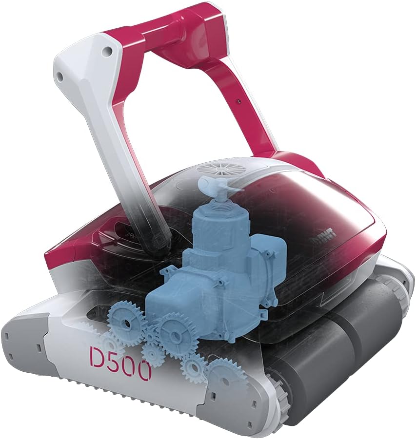BWT Pool Robot D500 | Optimal Cleaning for Floor, Wall & Water Line | Best Filter Performance & Rapid Cleaning | LED Lighting