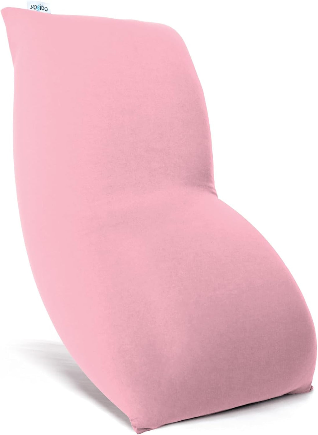 Yogibo Short Bean Bag Lounger Chair for Adults, Kids and Teens with Filling, Soft, Plush, Comfy, Sensory Lounge Beanbag Loveseat, Washable Cover, Flamingo