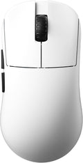 Lamzu Inca Gaming Mouse, 8K Polling Rate, Optical Switches, TTC Encoder, Paw3950 IC, Nordic 52840 MCU, Symmetrical high-Hump, Recommended for Claw-Grip Gamers, 8K Dongle Included (White)