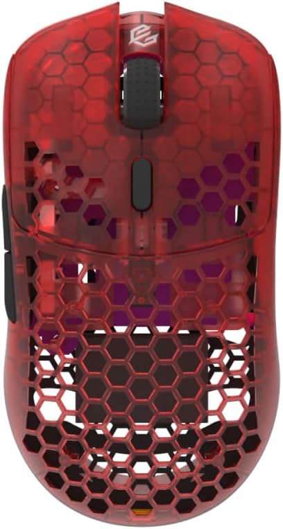G-Wolves HTX ACE Wireless Gaming Mouse (Honeycomb, Ruby Red)