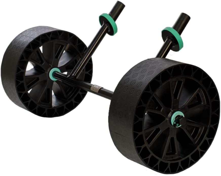 BOTE Wheel Rac for Compatible Stand Up Paddle Boards & Kayaks, Slips into Hull or Deck Rac Receivers, for Vehicle Travel, Storage Friendly Accessories