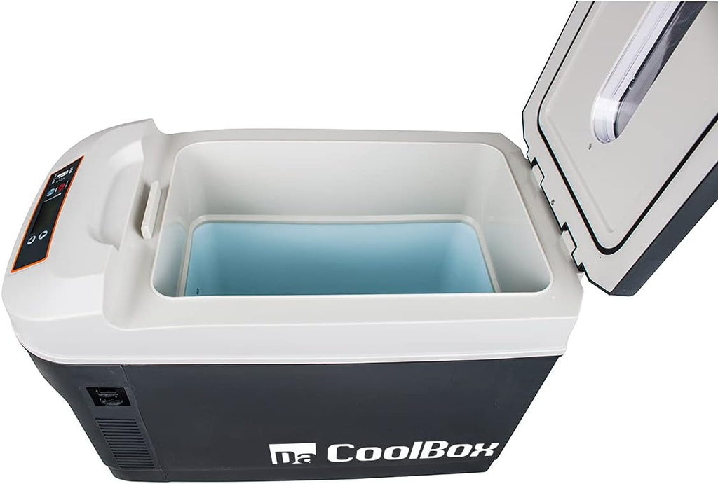 United Pacific 99122 Portable 23Qt/22L Thermoelectric Top Loader Cooler, Electric Plug-in Cooler & Warmer for Food & Drinks, 12V DC, 110VAC - 1 Unit
