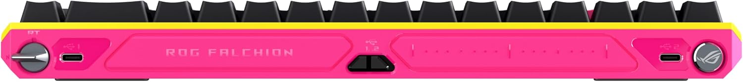 ASUS ROG Falchion Ace HFX Hall Effect Wired Gaming Keyboard – 65% TKL, Dual USB-C, Magnetic Switch, Rapid Trigger, Speed Tap, 8K Hz Polling, Touch Panel, Protective Cover, PBT Keycaps – ZywOo Edition