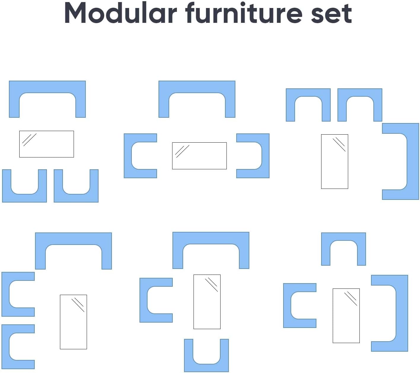 Outdoor Furniture Set of 4 Pieces with PE Waterproof Rattan Tempered Glass Table and Thick Cushions Suitable for Gardens Porches Terraces and Balconies Easy to Assemble Black and Beige