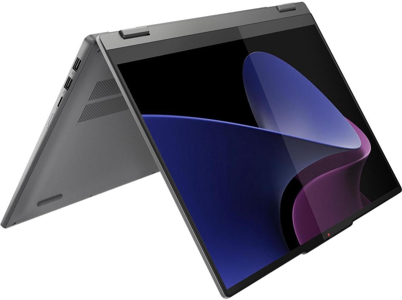 Lenovo IdeaPad 5 2-in-1 with AMD Ryzen 7 8845HS Processor, 16' WUXGA Touchscreen Display, 16GB LPDDR5X RAM, 1TB SSD, Digital Pen, Backlit KYB, FP Reader, and Win 11 Home
