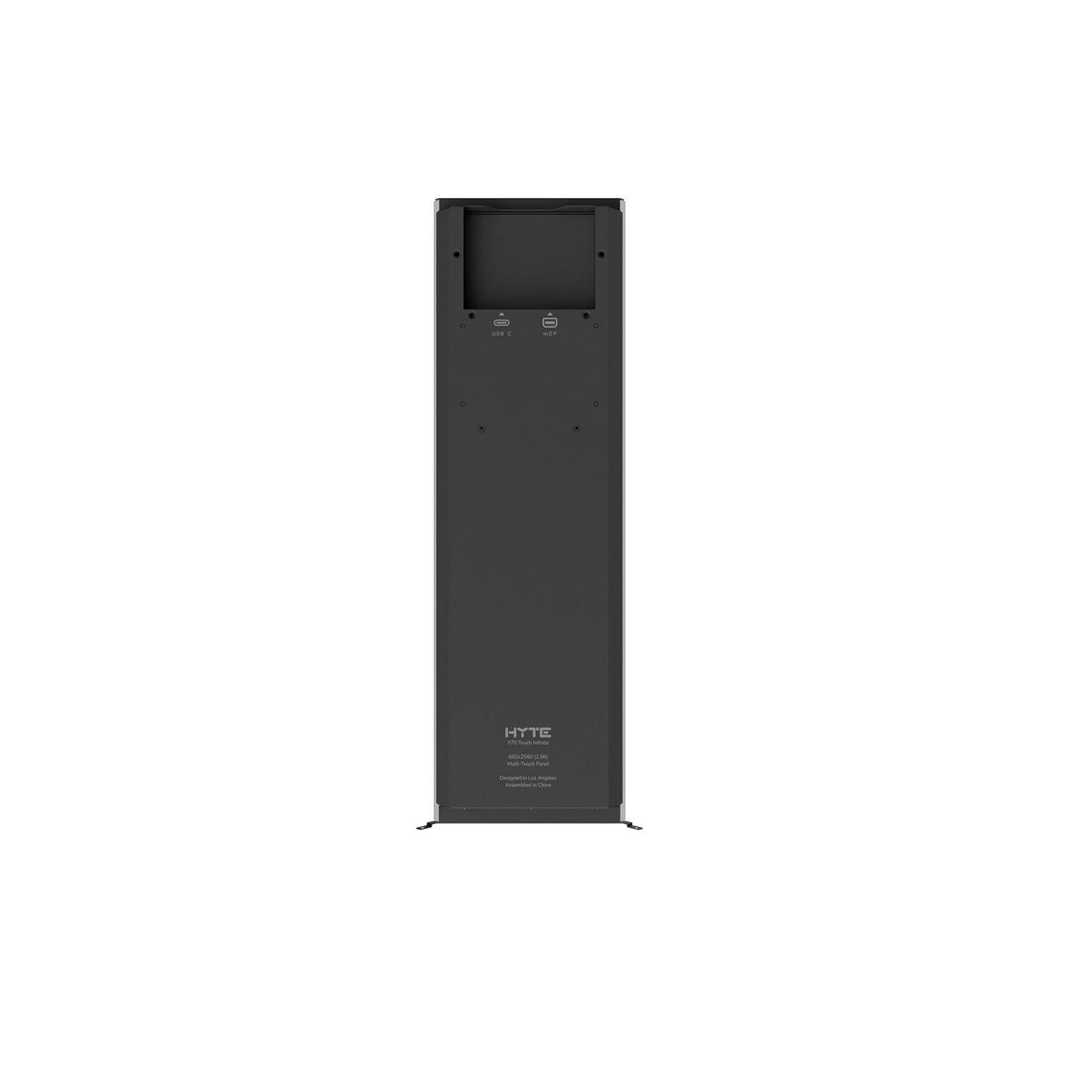 Hyte Y70 Touch Infinite Display Upgrade Screen Kit for PC Case - 14.9' IPS Display - 2.5K Resolution - 60Hz - 10-Point Touch - Pitch Black