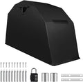 PROEZE Heavy Duty Motorcycle Shelter Storage Sheds Motorcycle Garage, 106.3'x 41.3'x 61.1' Motorcycle Cover Waterproof Outdoor Motorcycle Tent with Lock