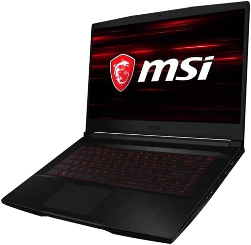 MSI Computer GF63, NVIDIA GeForce GTX 1650 Graphics, 15.6' 8GB 256GB Intel Core i5-10300H X4 2.5GHz Win10, Black