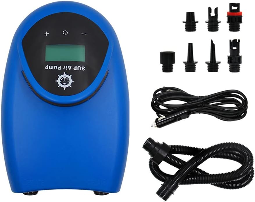 TOPINCN Portable Electric Air Pump, High Pressure Inflator with Auto Off Function, 20PSI Compressor for Inflatable Boats and Paddle Boards