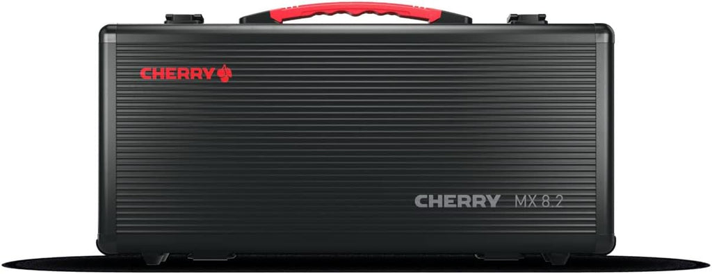 Cherry MX 8.2 TKL Wireless Gaming Keyboard. Compact TenKeyLess. Mechanical 87 Keys RGB Backlit Keys ABS Keycaps. MX Red Switch. Aluminum Carrying Case Included.