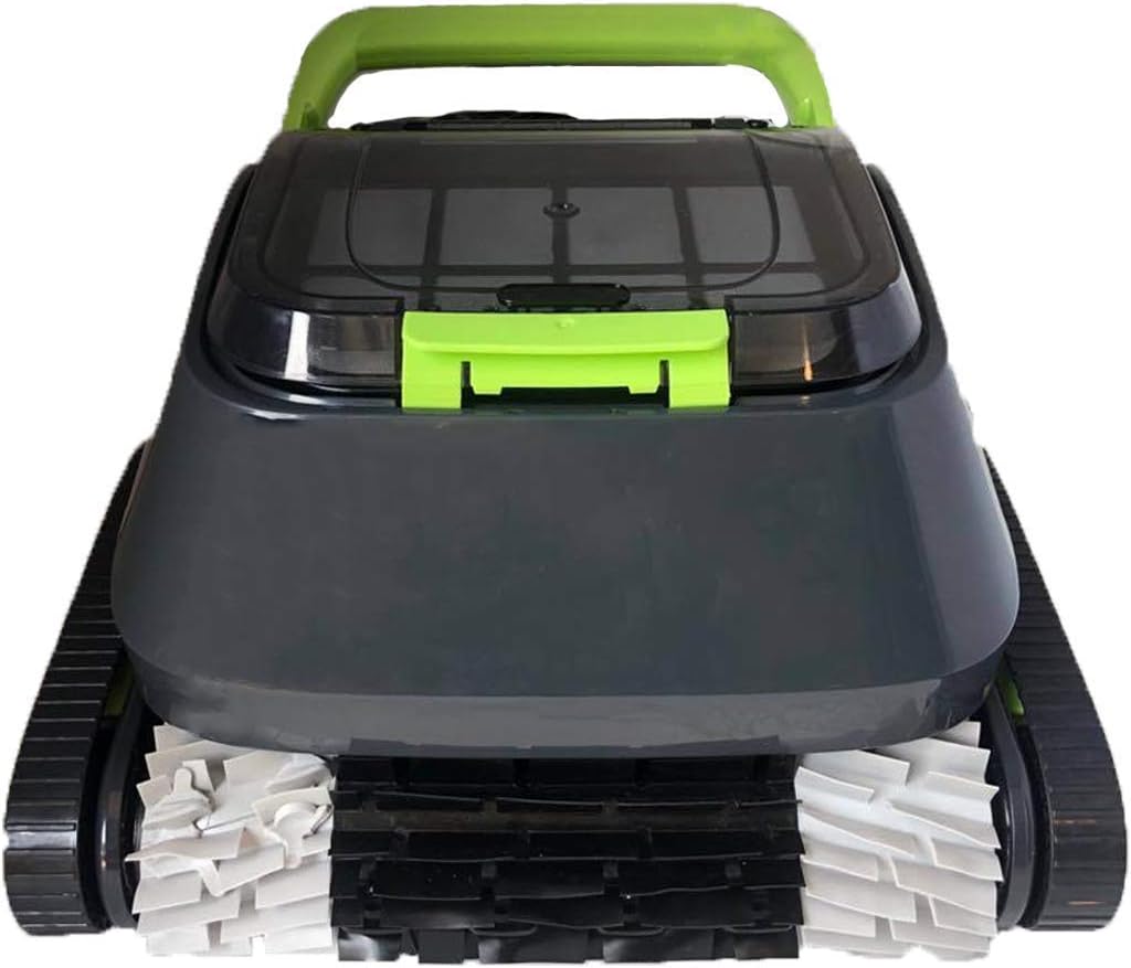 8streme Black Pearl Inground Robotic Pool Vacuum Cleaner, Wall Climbing & Scrubbing, Easy Top Load 7 Quart Filter, FREE Fine Filter for Dirt and Debris, Ideal for In-Ground Pools up to 10 Feet Deep