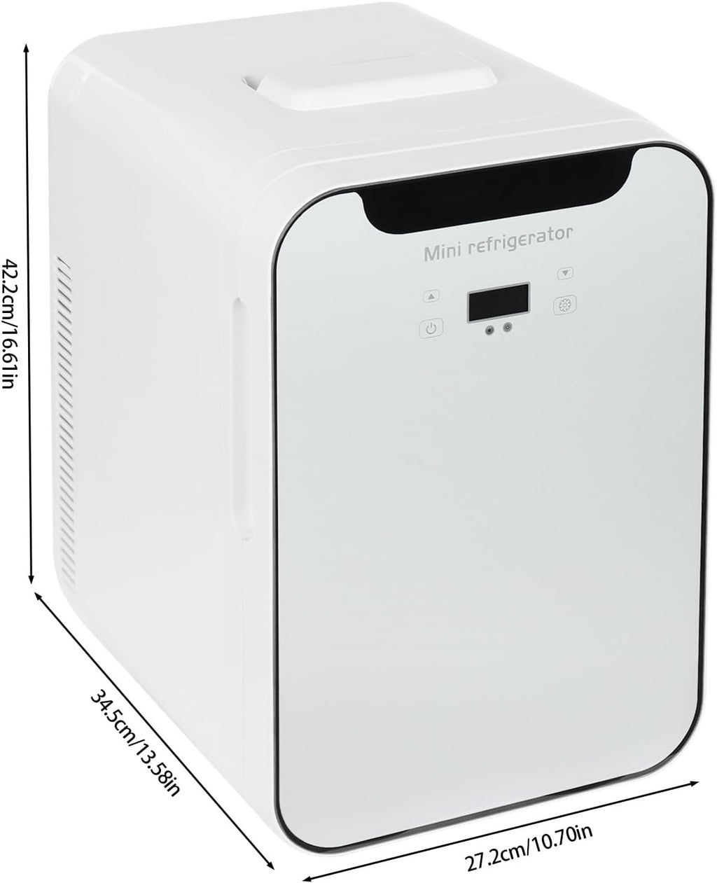 Car Fridge, 12 Volt Car Refrigerator, 20L/18.16 Qt Portable Electric Cooler Freezer, 15.8℉~149℉ Adjustable Range, 12V DC & 110V AC for Car, RV, Truck, Camping