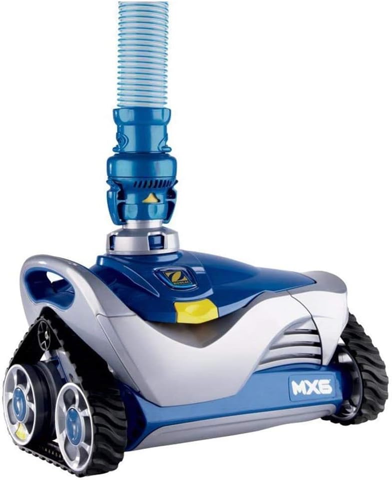 Zodiac MX6 Suction-Side In-Ground Pool Cleaner with Zodiac Cyclonic Leaf Canister, Cyclonic Suction and X-Trax for Extreme Maneuverability