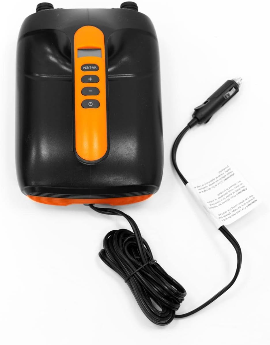 AQUATEC 12V Electric Pump [Kayak Accessories] - Kayak and Paddle Board Accessories Up to 20PSI