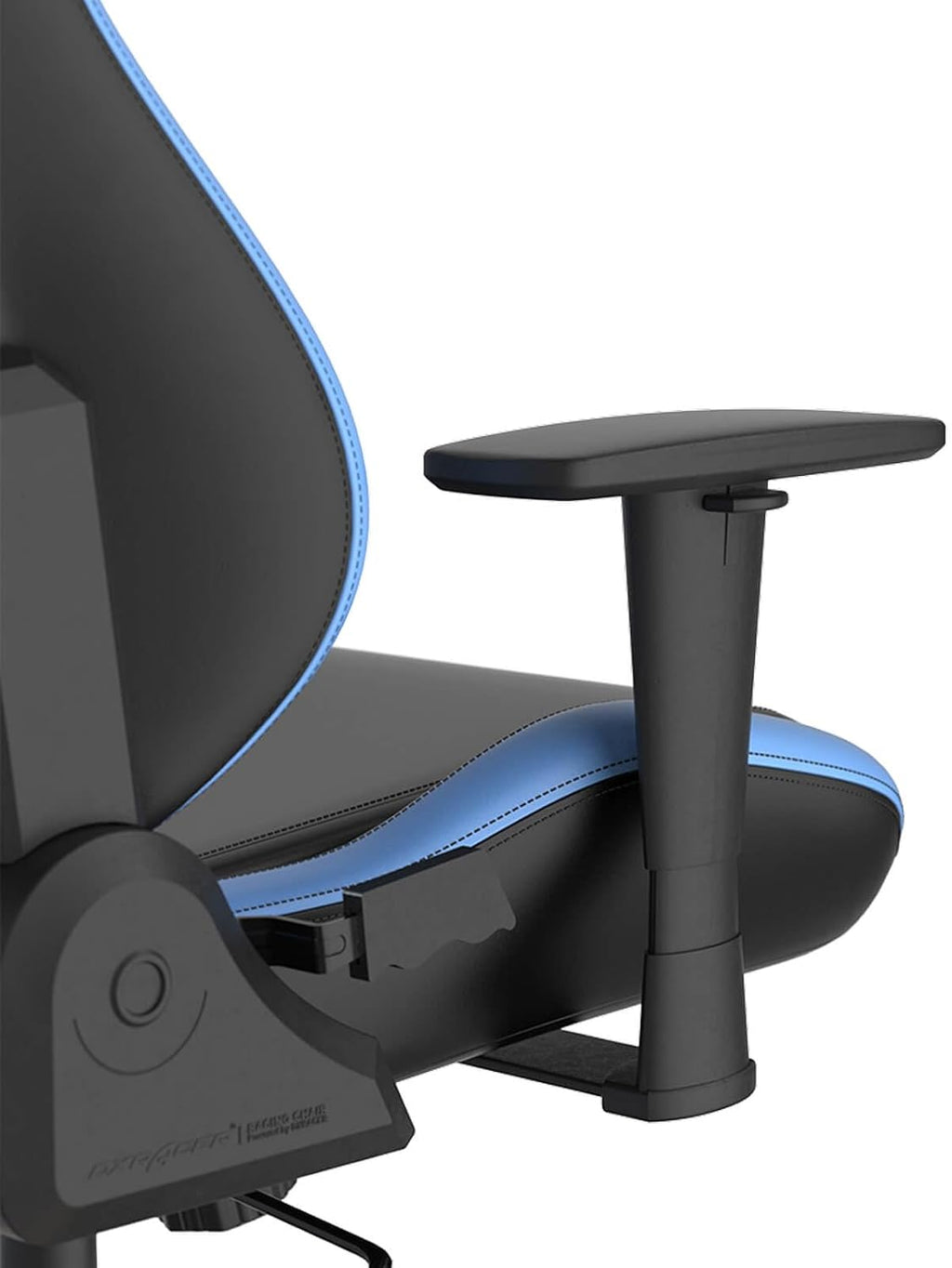 DXRacer Drifting L Ergonomic Video Gaming Chair with Lumbar Support and Headrest, Office Reclining Computer Chair for Adults, Racing Style Height Adjustable (EPU Leatherette, Black Blue)