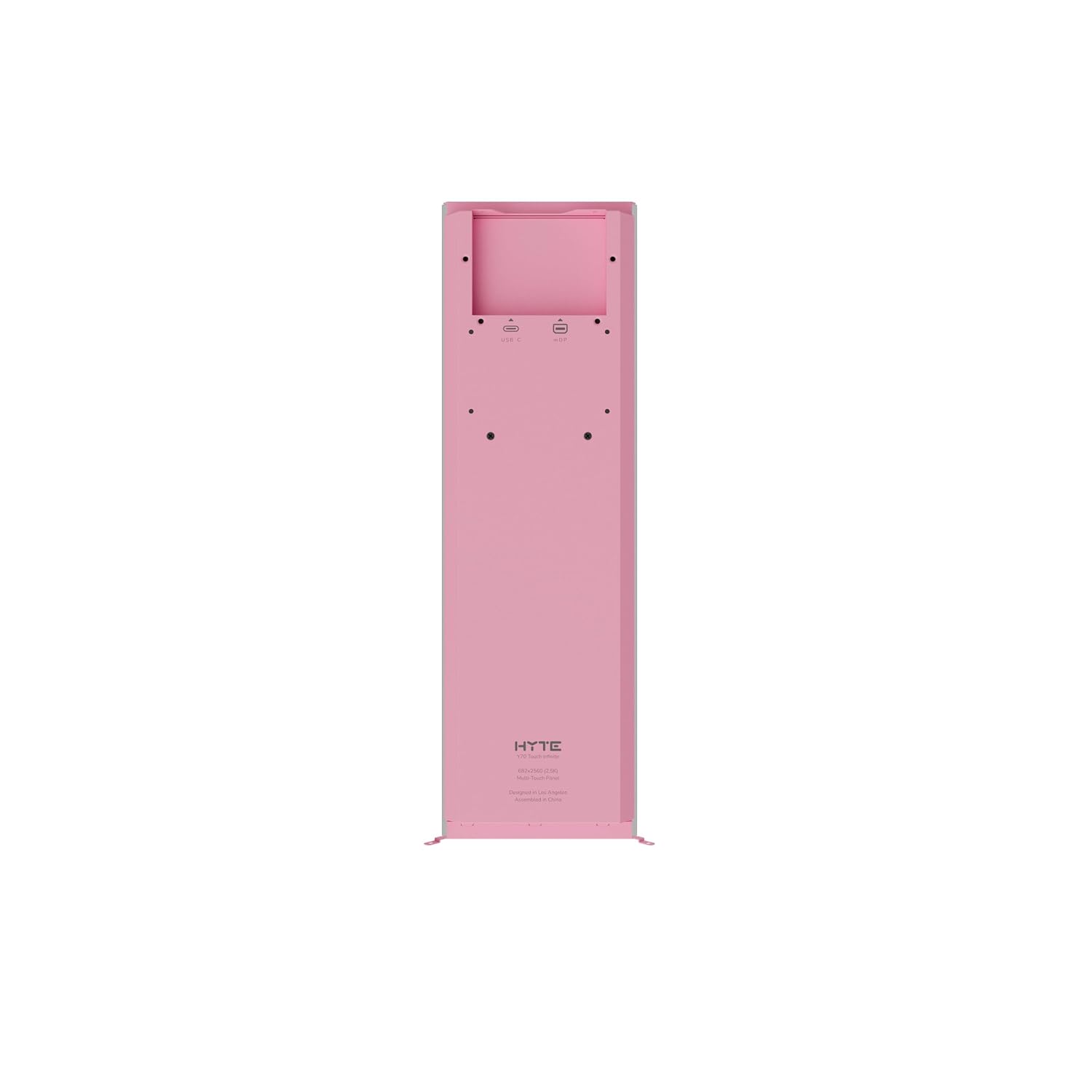 Hyte Y70 Touch Infinite Display Upgrade Screen Kit for PC Case - 14.9' IPS Display - 2.5K Resolution - 60Hz - 10-Point Touch - Strawberry Milk (Pink)