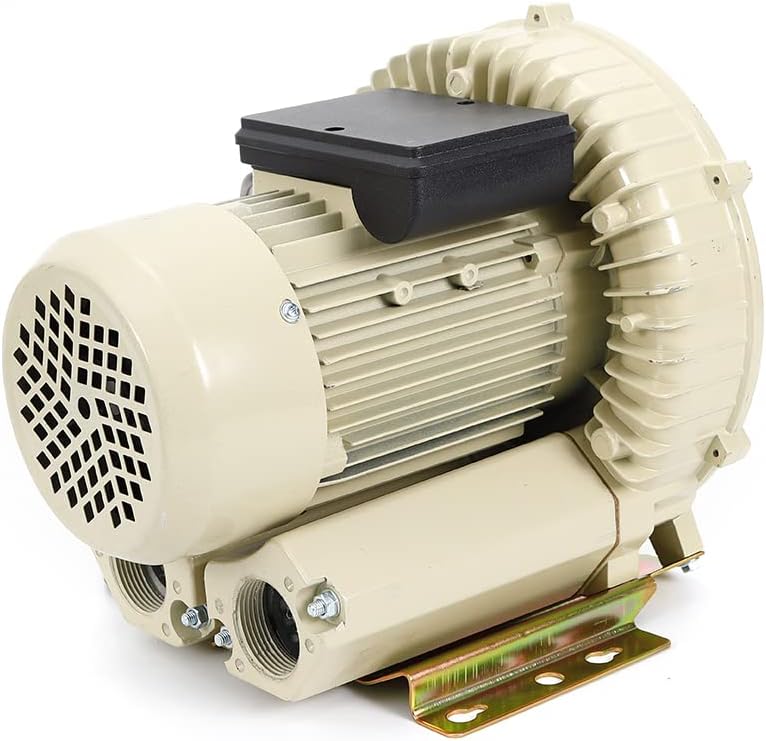 370W Electric Aquarium Air Pump 110V High Pressure Air Pump Blower for Aquaculture Aquarium Pond Fish Tank Output 60m³/H