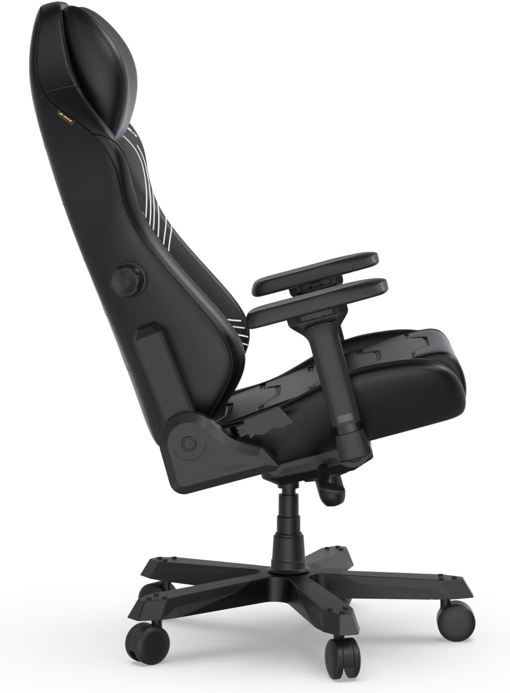 DXRacer Master XL Video Gaming Chairs for Adults, Ergonomic Reclining Computer Gaming Chair, Racing Style Height Adjustable (EPU Leatherette, Black Line)
