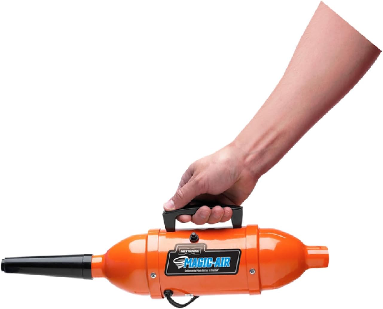 METROVAC Magic Air Electric Air Pump for Inflatables, Portable Inflator Deflator, High Volume
