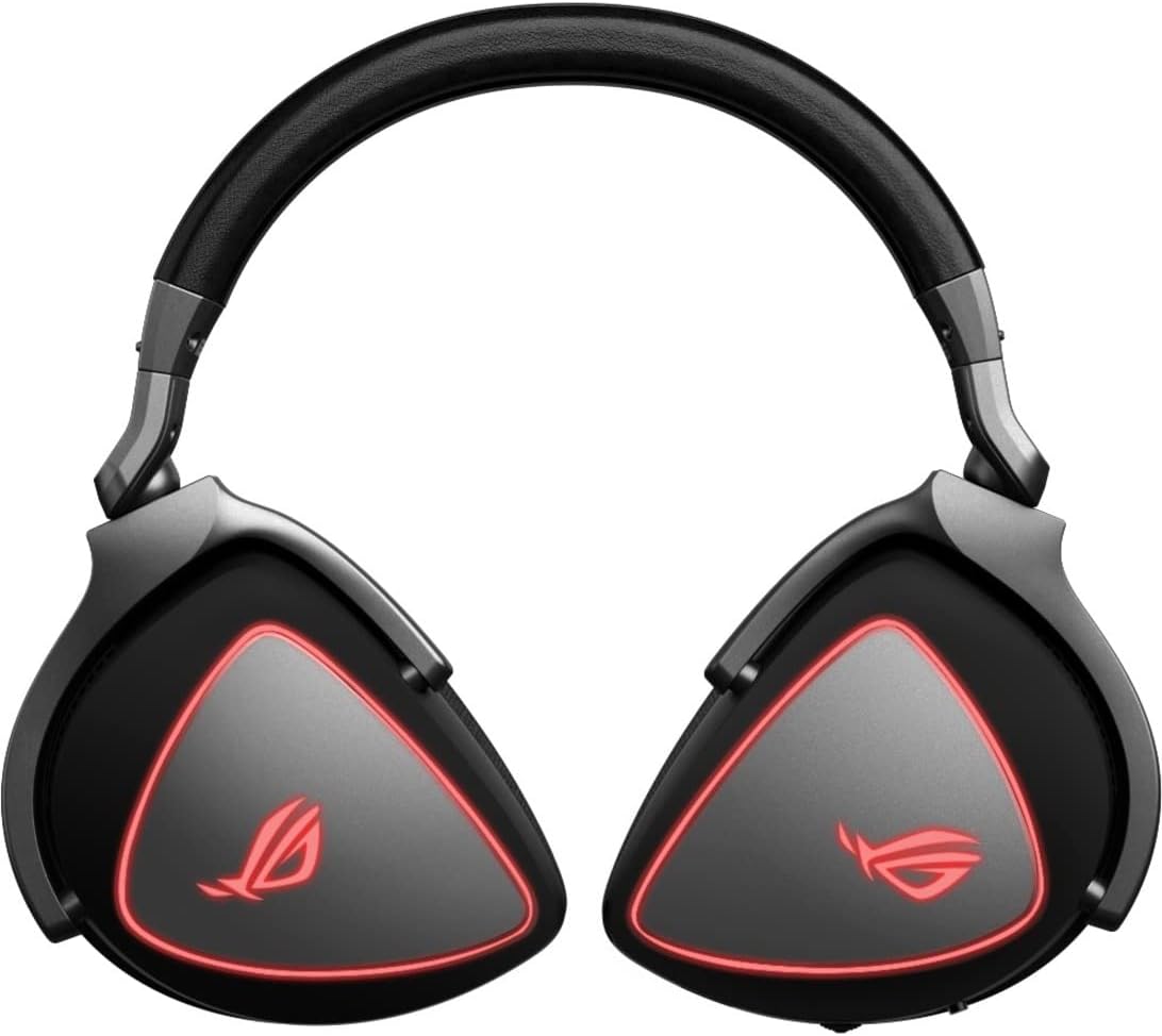 ASUS ROG Delta Origin Gaming Headset | Discord Certified Microphone, USB-C, Customizable LED Lighting, Compatible with Laptop, Nintendo Switch, Gaming Consoles, Smartphones and Smart Devices