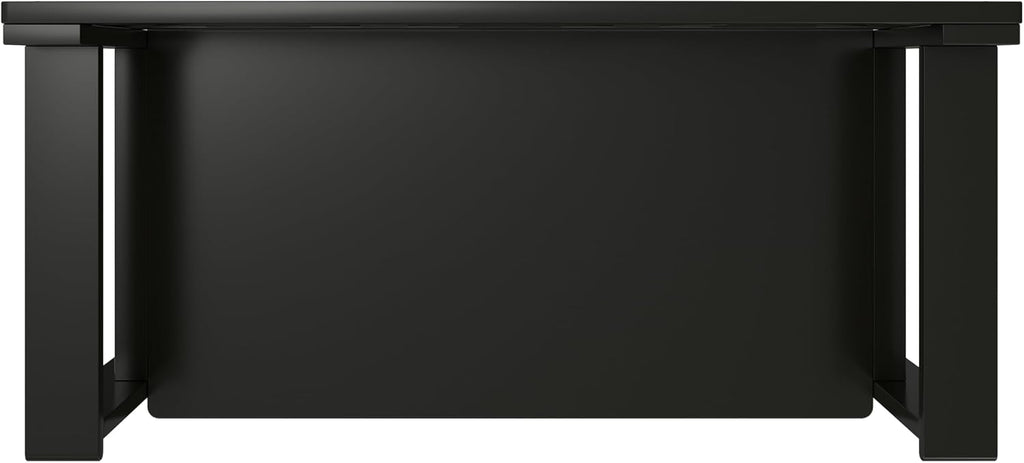 SIMPLIHOME Amherst Entryway Storage Bench - 36 inch Wide Solid Wood Hallway Bench in Black, Transitional Bench for Entry or Mudroom with Lift-Up Lid, Storage Compartments and X-Back Detail