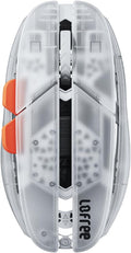 LOFREE Hypace Ultra-Lightweight Wireless Gaming Mouse, 47g, PAW3950 Sensor, 40K DPI, 8K Polling Rate, Mg Alloy Frame, Tri-Mode(Bluetooth/2.4GHz/Wired), 100Hrs Battery for PC/Mac (Ghost)