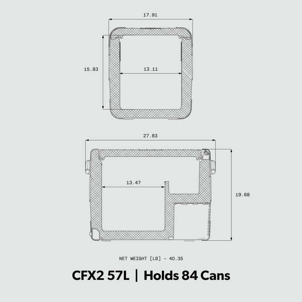 Dometic CFX Electric Cooler | Portable Freezer | CFX2 Series | AC/DC or Solar Powered