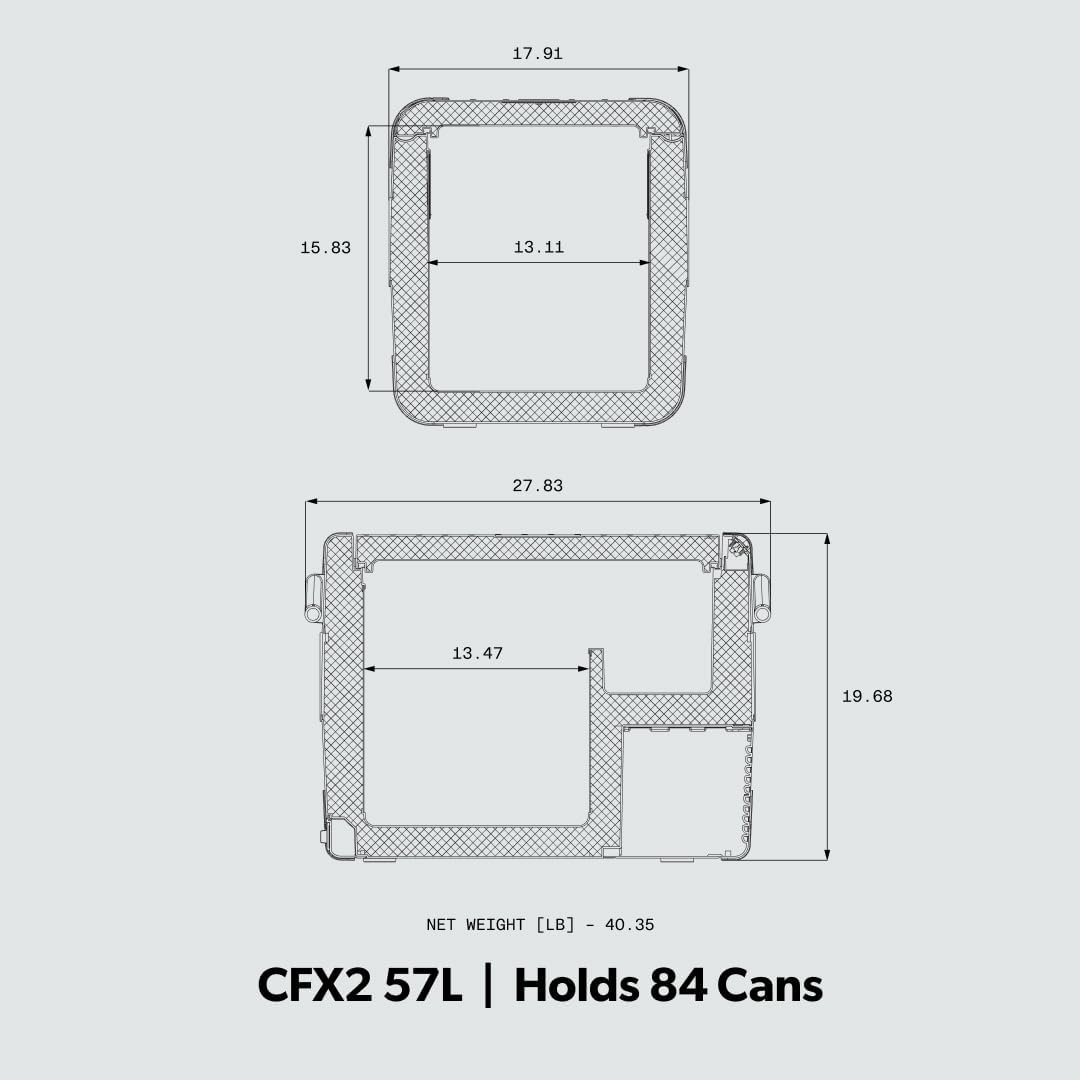 Dometic CFX Electric Cooler | Portable Freezer | CFX2 Series | AC/DC or Solar Powered