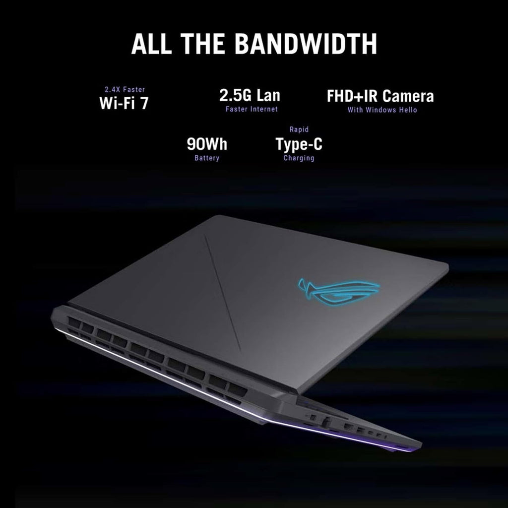 ASUS ROG Strix G16 (2025) Gaming Laptop, 16' FHD+ 16:10 165Hz/3ms IPS Display, NVIDIA GeForce RTX 5060 Laptop, Intel Core i7-14650HX, 32GB DDR5 | 2TB M.2 PCIe SSD, WiFi 7, RGB Blacklit KB, Win11 Pro