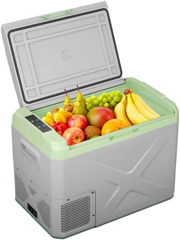 Domende 12 Volt Portable Refrigerator 19Quarts Car Fridge with Compressor (-4 ºF to 68 ºF), Vehicle, Car, Truck, RV, Electric Cooler Freezer (19qts)