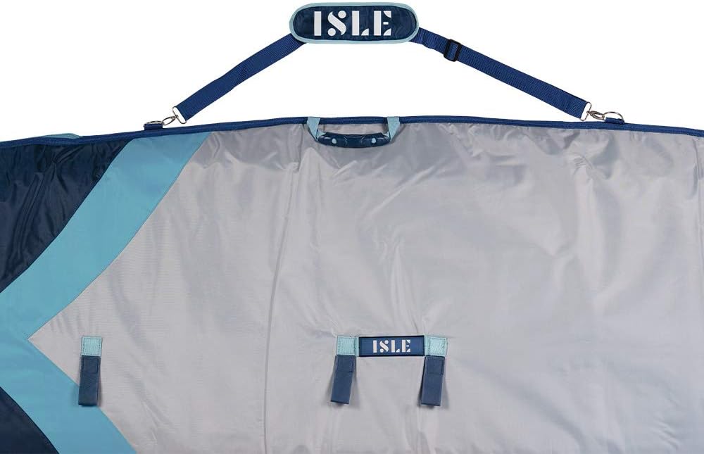 ISLE 10'6' SUP Day Bag for Storage & Transport — Water-resistant Padded Carry Case for Epoxy, Rigid Paddle Boards - Inflatable Stand Up Paddle Board Bag with Removable Shoulder Strap, Internal Storage