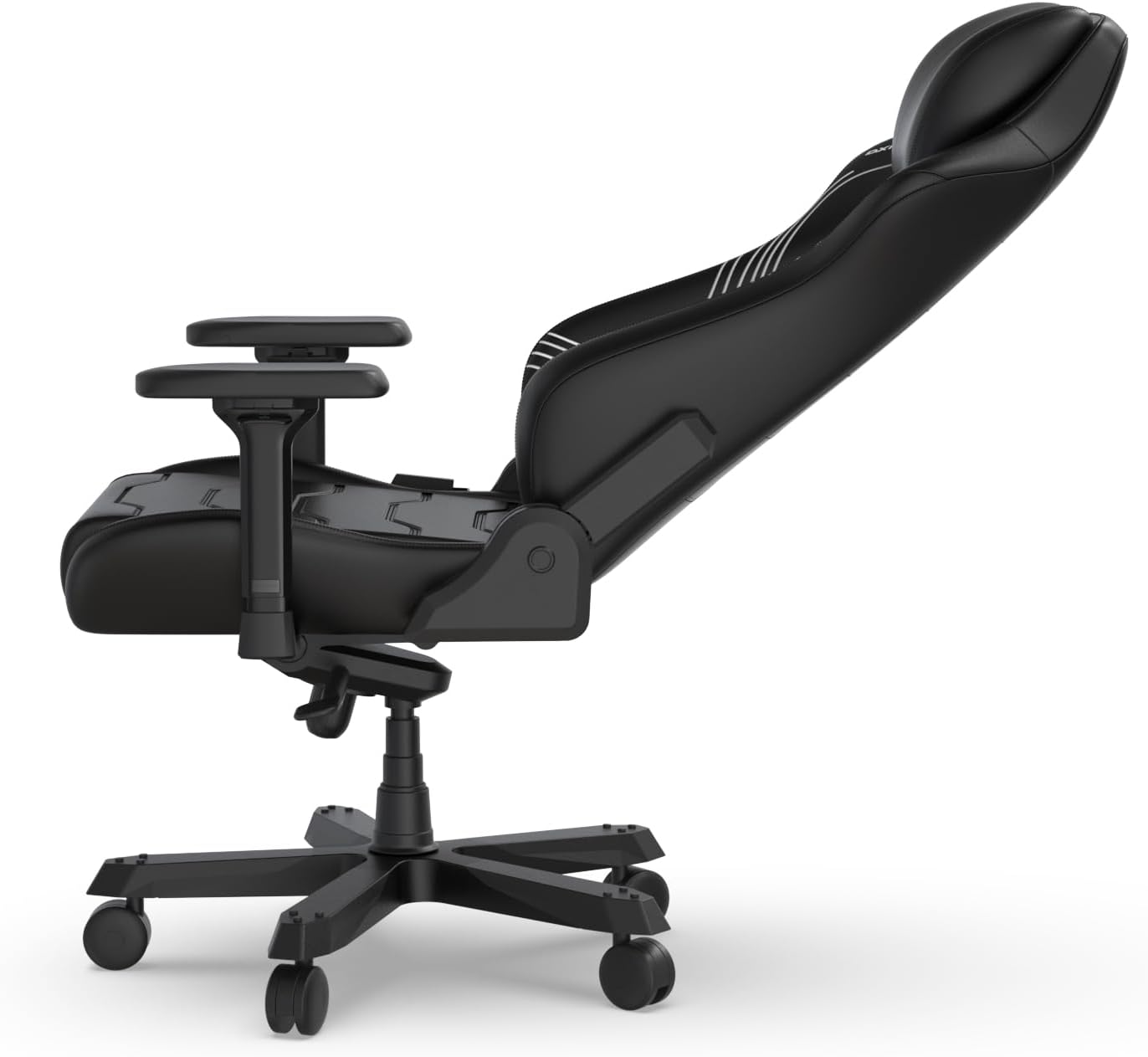 DXRacer Master XL Video Gaming Chairs for Adults, Ergonomic Reclining Computer Gaming Chair, Racing Style Height Adjustable (EPU Leatherette, Black Line)